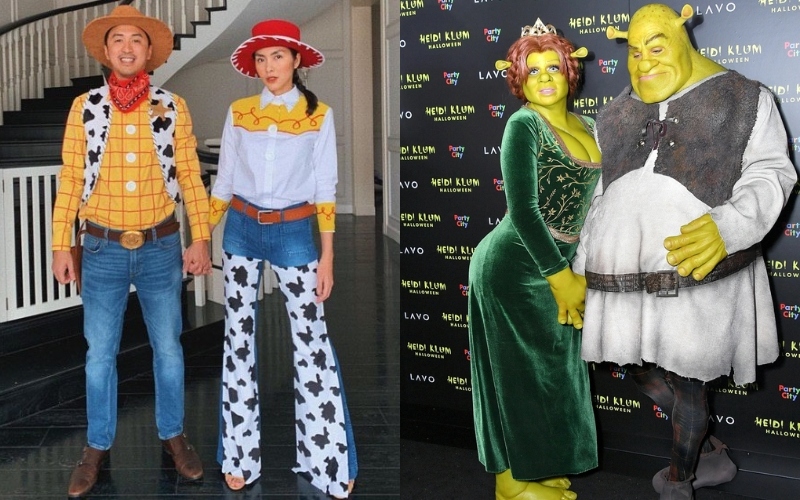 Ý tưởng trang phục halloween dành cho cặp đôi