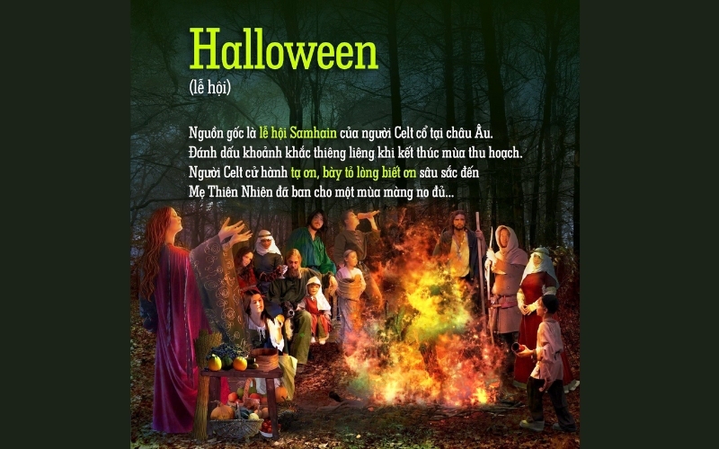 Halloween diễn ra vào 31/10 vì đây là thời điểm kết thúc mùa màng
