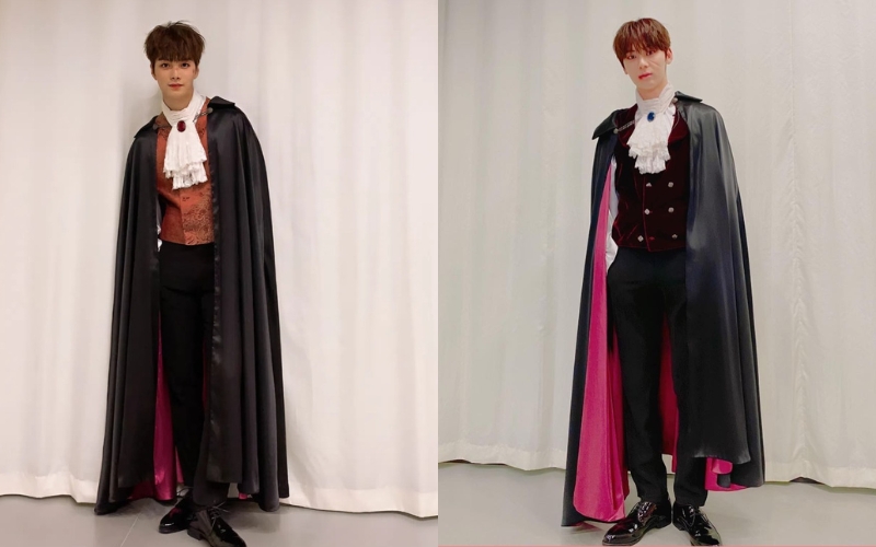 Trang phục halloween nam phong cách ma cà rồng mang lại vẻ ngoài lịch lãm