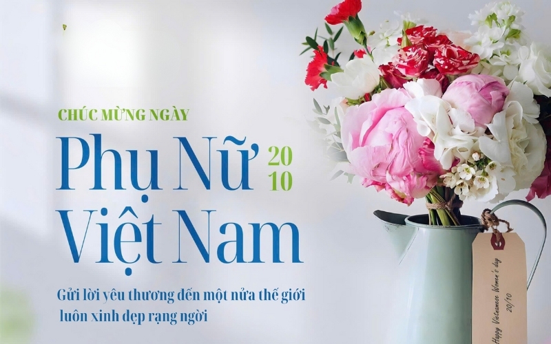Lời chúc mừng 20 10 ngắn gọn nhưng đầy ý nghĩa để đăng status