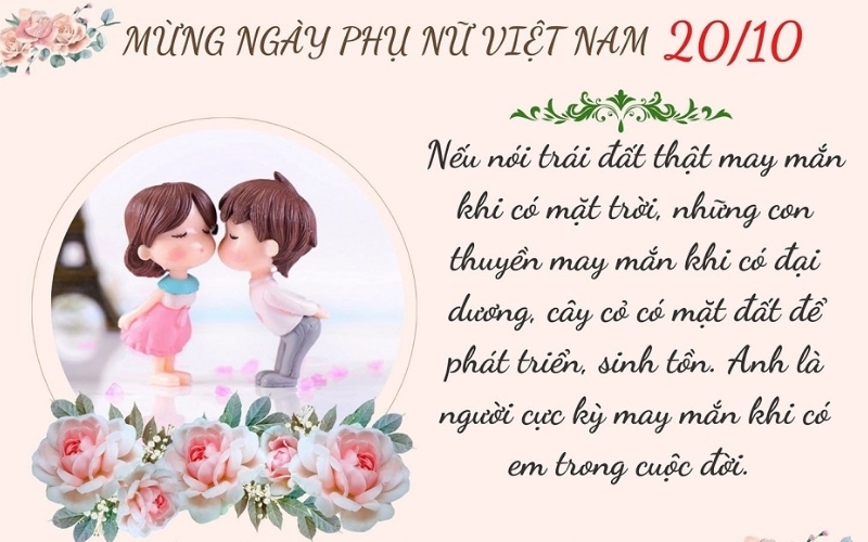 Lời chúc ny 20 10 ngọt ngào và đầy chân thành
