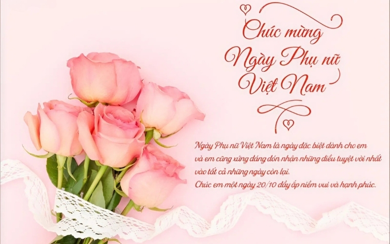 Hình ảnh chúc 20 10 đến vợ và người yêu