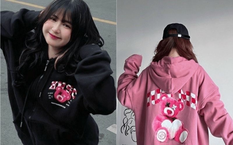 Bạn hãy chọn size lớn hơn trong bảng size áo hoodie nữ