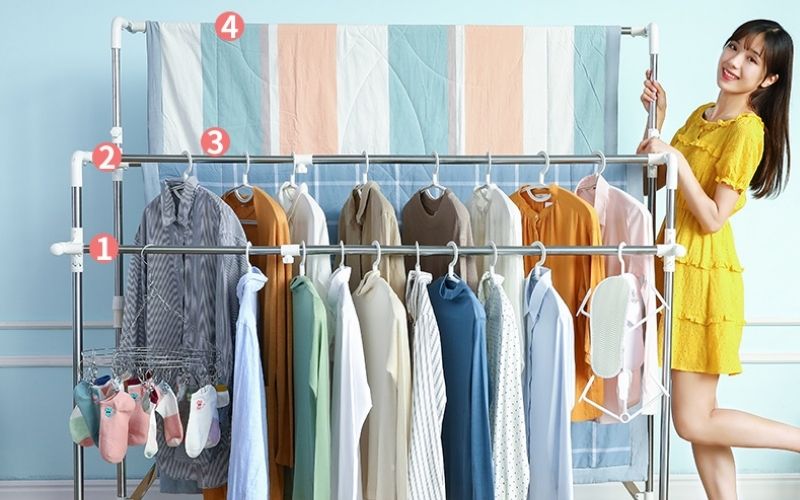 Bạn nên tránh ánh nắng trực tiếp gay gắt vì tia UV sẽ làm bạc màu áo