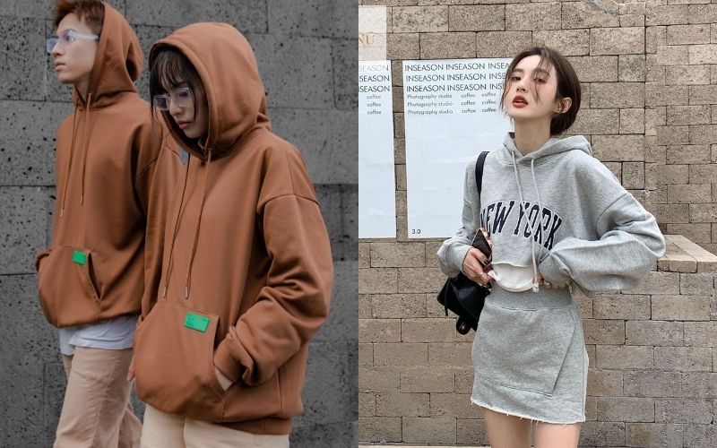 Bí quyết của cách phối áo hoodie này nằm ở kỹ thuật layering
