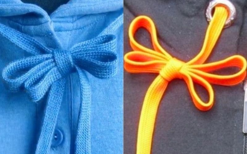 Chiếc nơ sẽ được cố định vững vàng khi bạn thực hiện mẹo này