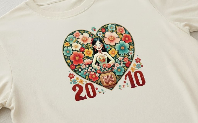Một chiếc áo thun được thiết kế riêng biệt sẽ là món quà 20 10 vô cùng ấn tượng