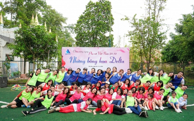 Công ty tổ chức team buidling cho các nhân viên nữ mừng ngày 20 10 Phụ nữ Việt Nam