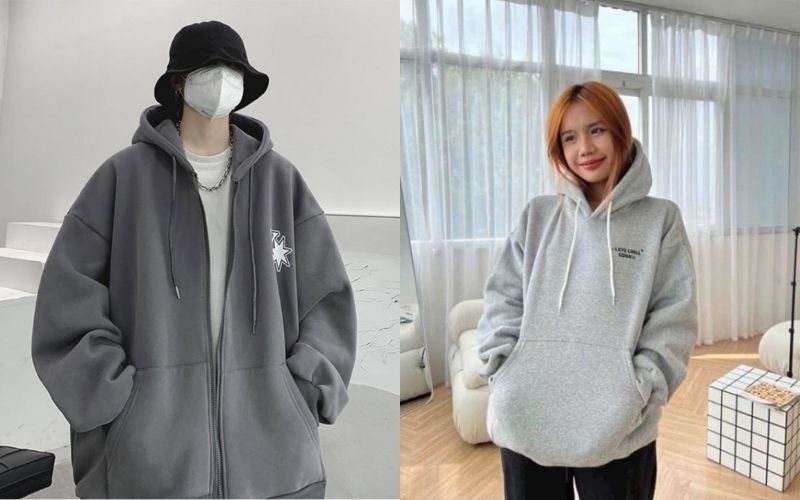 Outfit áo hoodie này mang đậm phong cách thời trang Hàn Quốc