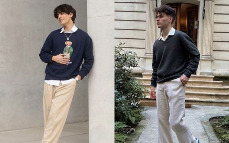 Bạn nên chọn áo sơ mi có vạt dài hơn áo hoodie khoảng 3-5cm