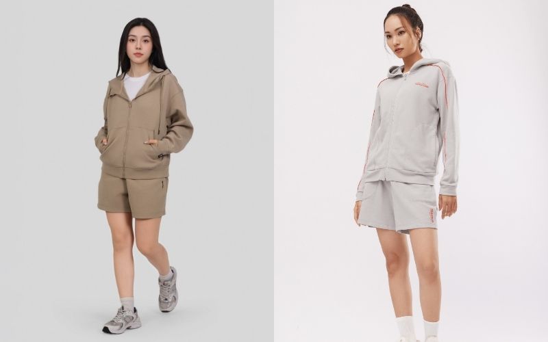 Kiểu set đồ này rất phù hợp cho các hoạt động thể thao mùa hè