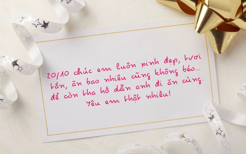 Status 20/10 hài hước, dí dỏm
