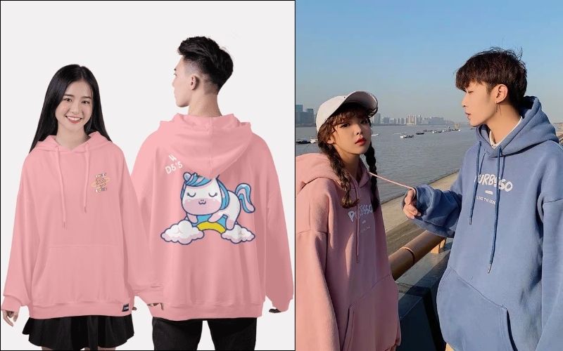 Màu sắc là yếu tố quyết định tính ứng dụng của áo hoodie cặp đôi