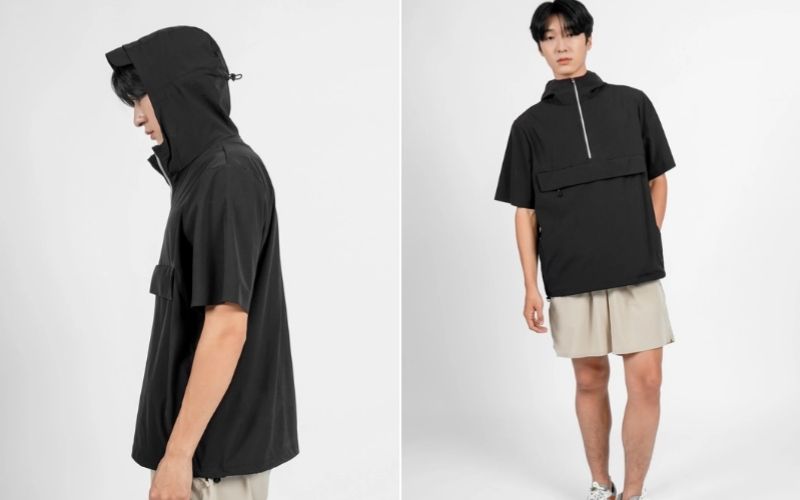 Vẻ đẹp của áo hoodie cộc tay nam phụ thuộc vào cách phối của bạn