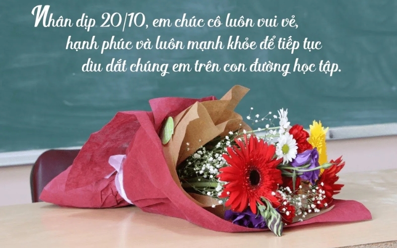 Hình chúc mừng 20 10 đến cô giáo