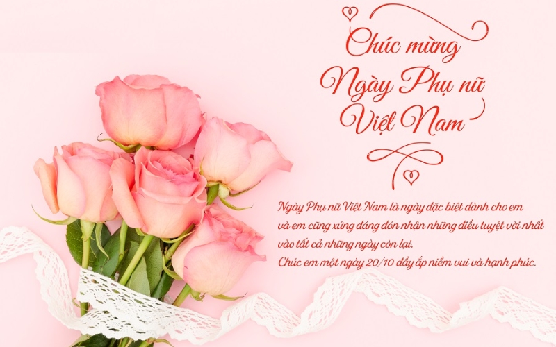 Hình ảnh chúc mừng ngày 20 tháng 10 cho người yêu