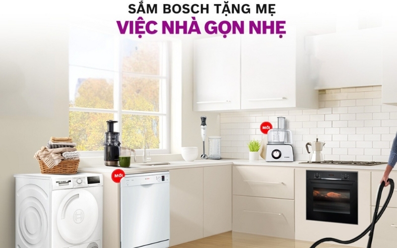 Thiết bị gia dụng là món quà 20 10 ý nghĩa, giúp mẹ bớt bớt gánh nặng công việc nhà