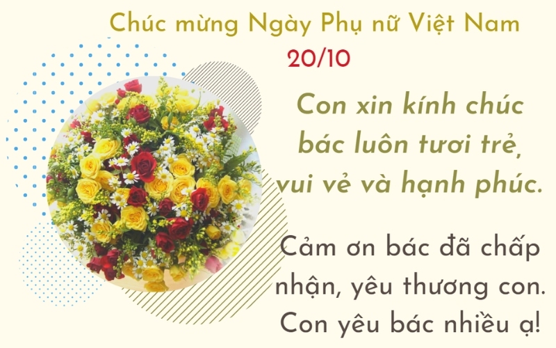 Lời chúc 20 10 mẹ người yêu ý nghĩa xuất phát từ sự chân thành