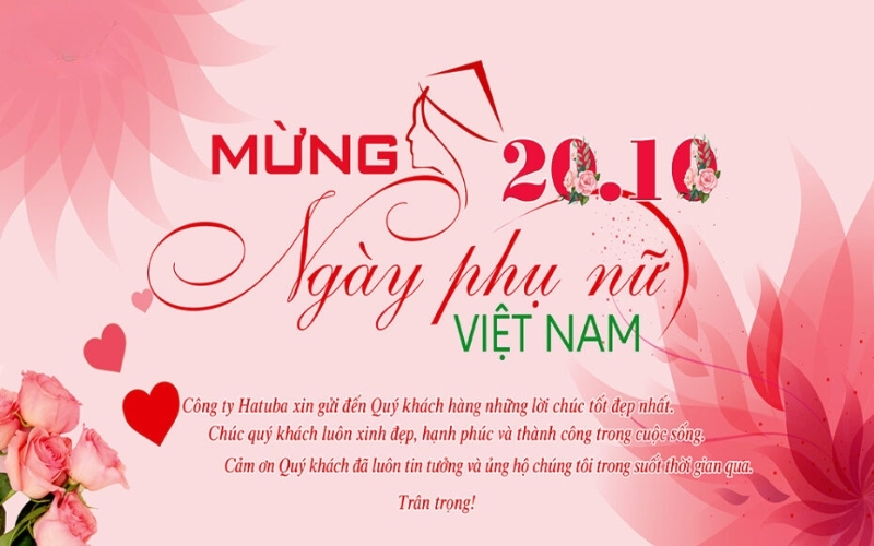 Văn mẫu chúc 20 10 trang trọng gửi khách hàng