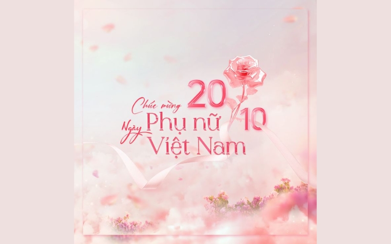 Lời chúc 20 10 cho mọi người ngắn gọn để thiết kế poster
