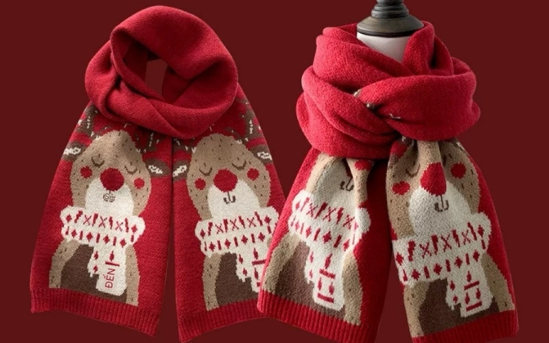 Khăn len là câu trả lời kinh điển cho câu hỏi Giáng sinh tặng quà gì cho người yêu