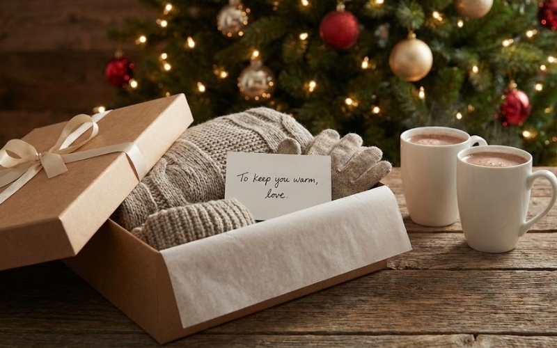 Bạn có thể chọn những món đồ giúp giữ ấm trong mùa đông làm quà tặng Giáng sinh