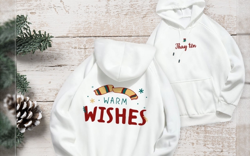 Tặng quà giáng sinh gì cho bạn gái? Câu trả lời là áo hoodie thiết kế độc bản