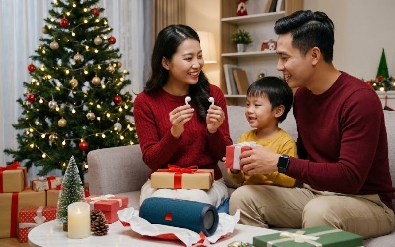 Đồ công nghệ sẽ là món quà thiết thực cho nam trong dịp Giáng sinh