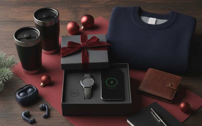 Bạn nên chọn quà có màu sắc trung tính sẽ phù hợp cho phái mạnh