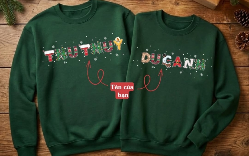 Áo đôi là món quà Giáng sinh phù hợp cho các chàng trai tình cảm