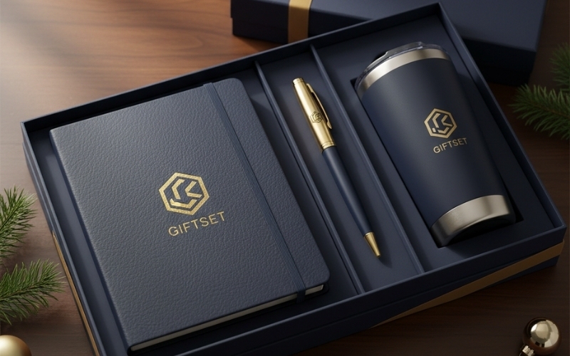 Bộ quà tặng văn phòng phẩm đánh vào nhu cầu sử dụng hàng ngày của giới văn phòng