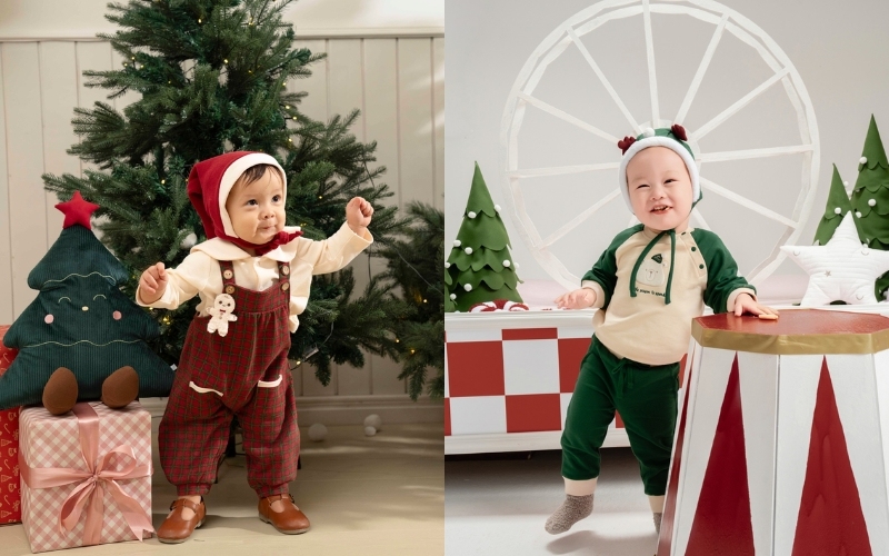 Quần áo noel cho cần có kích cỡ rộng rãi cho trẻ thoải mái hoạt động