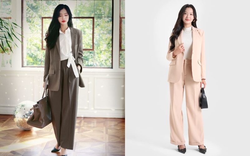 Vest công sở nữ dáng dài tạo nên phong cách thời thượng và phóng khoáng