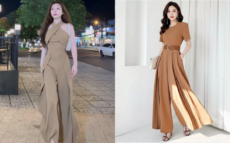 Jumpsuit giả váy là một trong những mẫu jumpsuit công sở đẹp nhất năm
