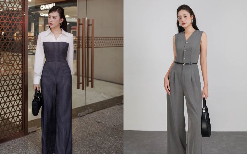 Bạn nên chọn các gam màu trang nhã để có mẫu jumpsuit công sở đẹp