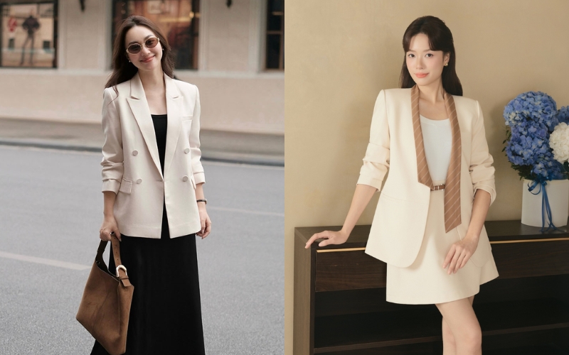 Bạn nên chọn mẫu vest công sở nữ có form dáng vừa vặn với vóc dáng