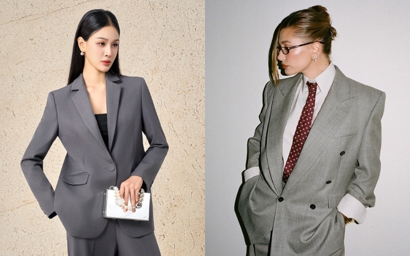 Bộ vest nữ công sở cao cấp phong cách Power Suit mang lại vẻ ngoài mạnh mẽ và quyền lực