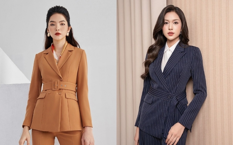 Bộ vest nữ công sở cao cấp phong cách Chic & Effortless mang đến vẻ thanh lịch