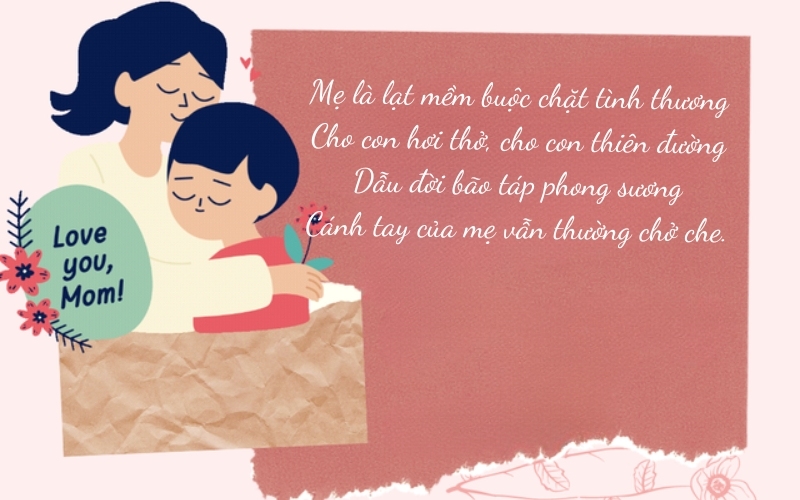 Bài thơ 20 10 đầy chân thành dành tặng mẹ