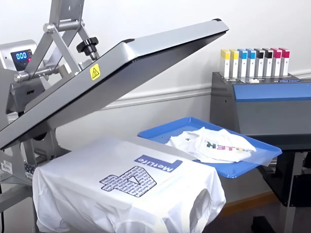 Heat transfer printing is a group of indirect printing techniques that do not apply ink directly onto fabric