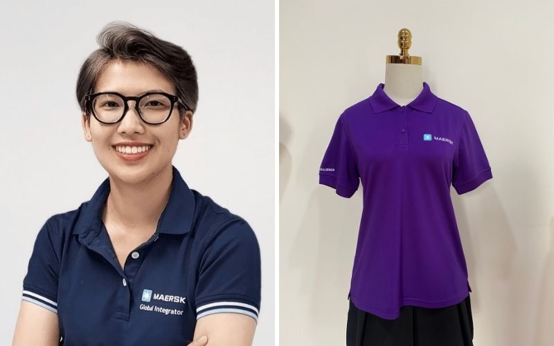 Maersk required silhouettes with a professional poise for its uniforms