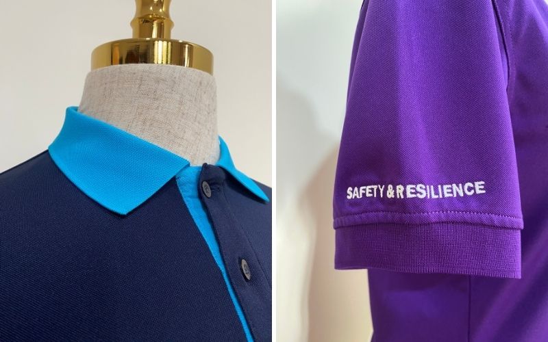 Every Maersk shirt is meticulously finished by Nhat Khoa
