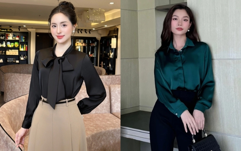 Silk shirts bring an exceptionally refined appearance to the wearer