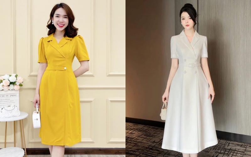 Một mẫu váy vest công sở đẹp cần có sự kết hợp giữa nhiều yếu tố