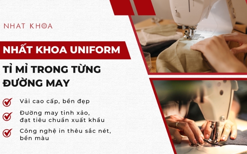 Nhất Khoa Uniform - Địa chỉ may in đồng phục công sở trung niên đẹp, chất lượng