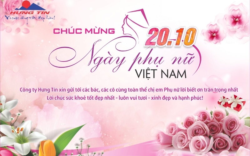 Mẫu ảnh 20 tháng 10 chuyên nghiệp cho doanh nghiệp gửi đối tác