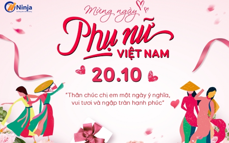 Mẫu hình ảnh 20 tháng 10 đẹp, chuyên nghiệp