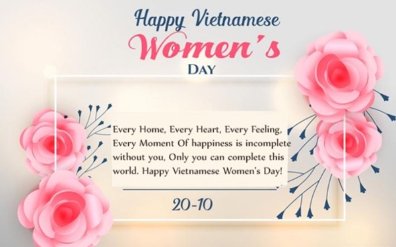 Việc dùng lời chúc mừng 20 10 bằng tiếng anh nhằm tạo sự mới mẻ