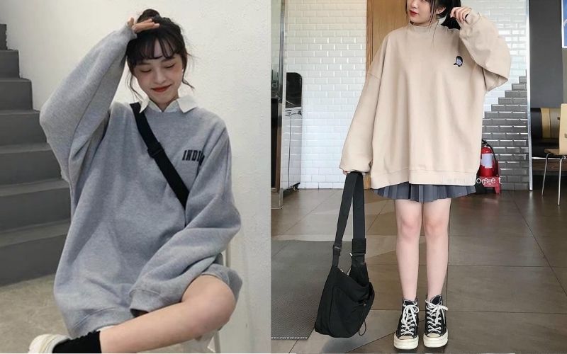 Dưới 1m60 bạn nên ưu tiên các mẫu áo có độ dài ngang hông