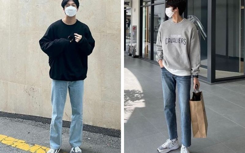 Bạn nên chọn các mẫu áo khoác sweater nam tối màu